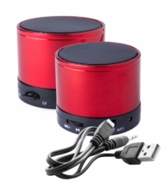"Martins" bluetooth speaker-red-червен