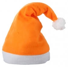 Папа Ноел Санта шапка оранжева, AP761655-03