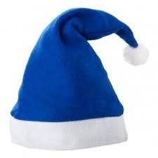 Папа Ноел Санта шапка синя, AP761655-06