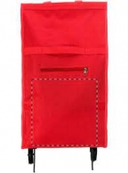 Чанта-количка за пазаруване Fasty червена