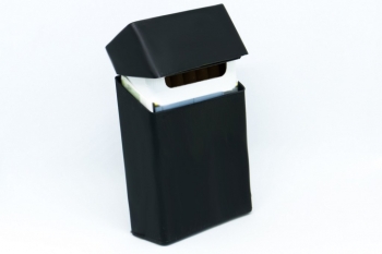 Рекламна кутия за цигари (калъф) от силикон - черен