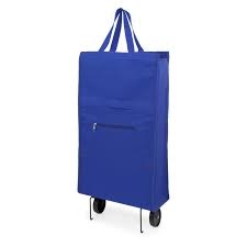 Чанта-количка за пазаруване Fasty синя