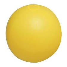 Плажна топка Playo-жълта
