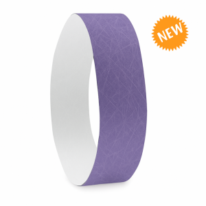 Лилави хартиени гривни Tyvek