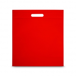 Чанта с прорязани дръжки - червена