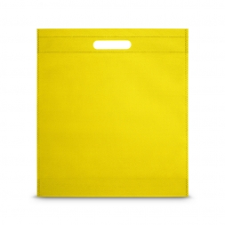 Чанта с прорязани дръжки - жълта