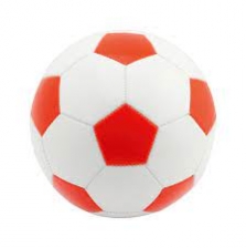 Делко футболна топка-червена