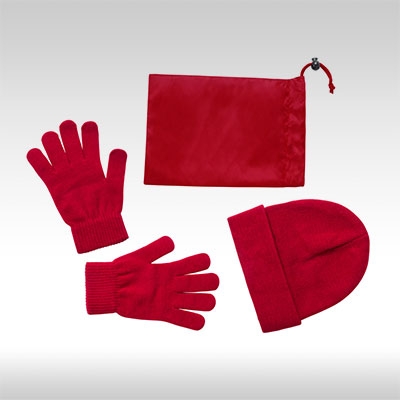 Червени ръкавици и шапка Duvel AP781300_05