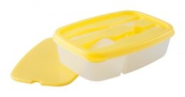 Пластмасова кутия за обяд Грива с цветен капак и прозрачно тяло