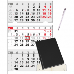 с химикалка и бележник