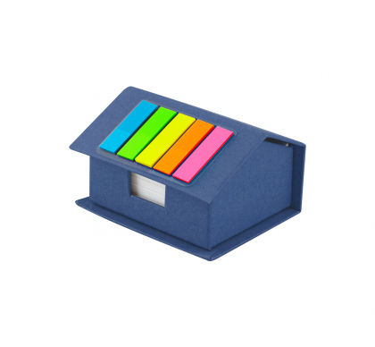 Тъмно синя къщичка с листчета