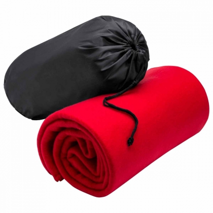 Поларени одеяла с калъф за носене