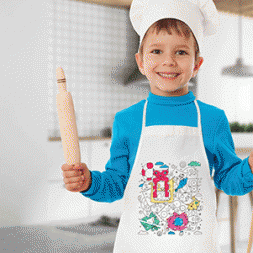 Детска кухненска престилка за оцветяване TIZY AP741877