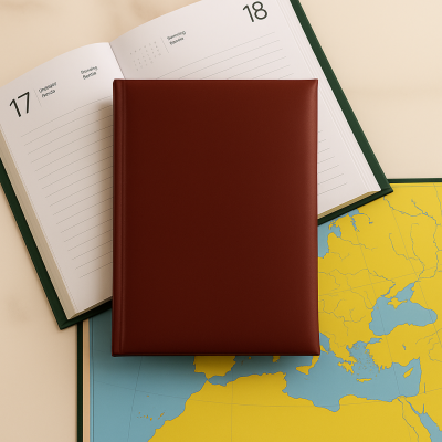 Бележник датиран 2026 ЧЕРВЕН