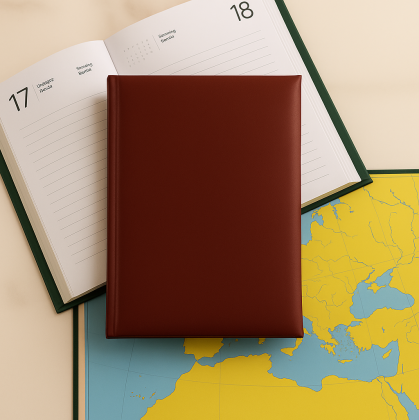 Бележник датиран 2026 ЧЕРВЕН