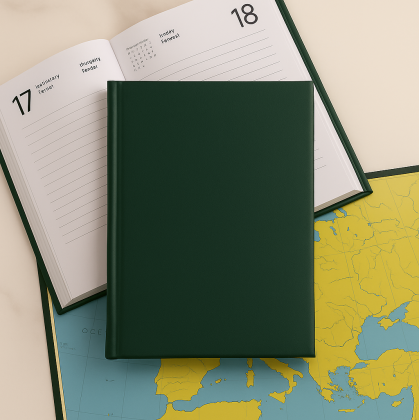 Бележник датиран 2026 ЗЕЛЕН