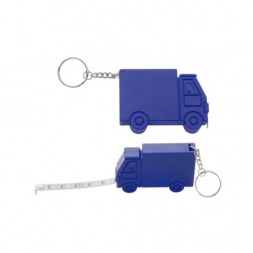 Ролетка ключодържател 1м, камион син