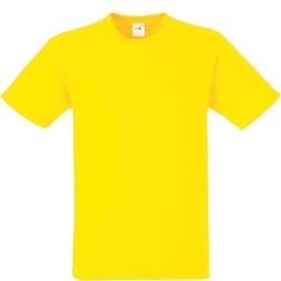 едноцветна мъжка тениска Keya - ЖЪЛТА